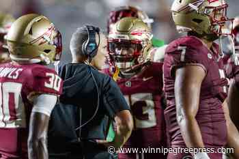 Florida State coach Norvell seeks 1st win of season against Memphis, his former team