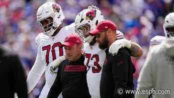 Cards RT Williams headed to IR with knee injury