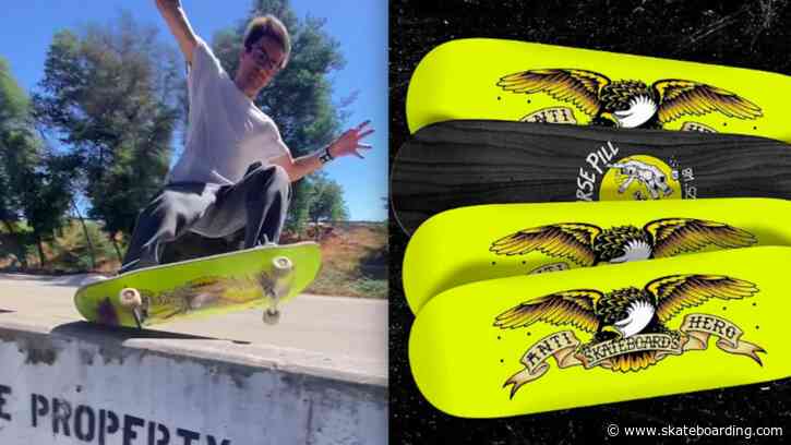 Antihero Reveals New 'Horse Pill' Deck Shape Now Available at Skate Shops