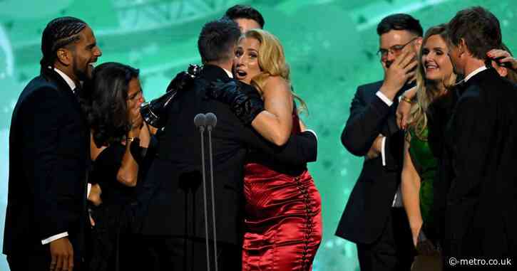 Stacey Solomon’s hilarious reaction to winning steals the show at NTAs 2024