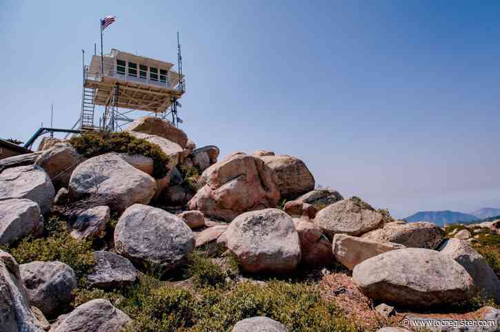 98-year-old Keller Peak Fire Lookout falls as Line fire burns in San Bernardino National Forest