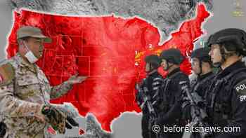 Red Zones Where Chinese Troops Will Be Activated in US