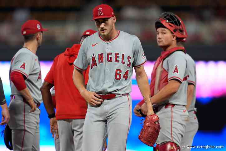 Jack Kochanowicz burned by a couple of pitches in Angels’ loss to Twins