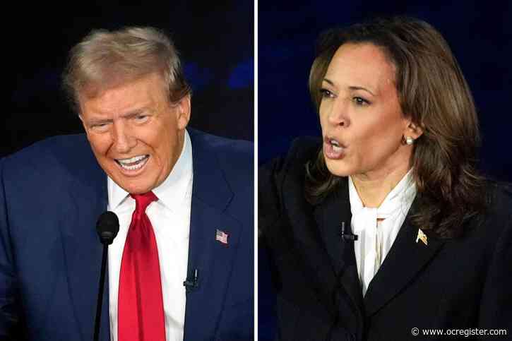 Letter: Grading the debate, I give Harris a C and Trump a D