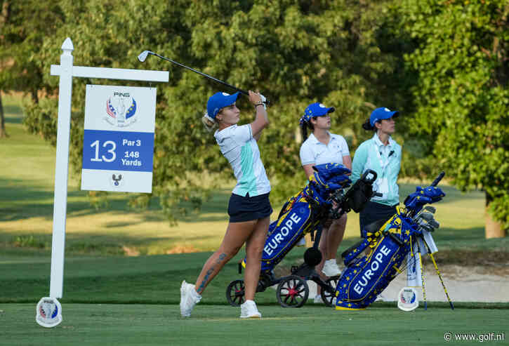 Europa lijdt grootste nederlaag ooit op Junior Solheim Cup: 'We zijn redelijk hard van de baan geveegd'