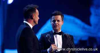 Dec Donnelly carries 'lucky charm' from daughter at National ITV Awards after Newcastle shout out