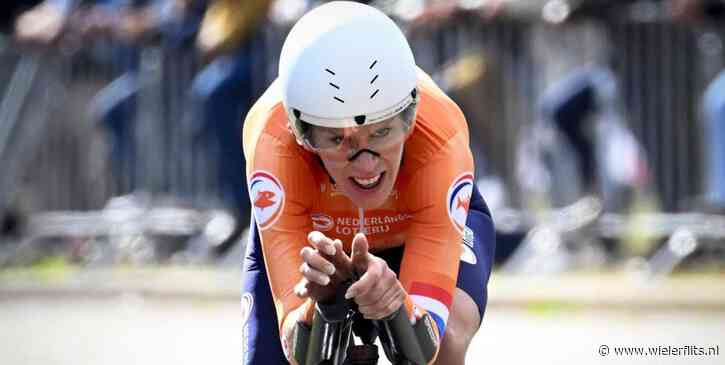 Ellen van Dijk na zilver op EK tijdrijden: “Dit is een seizoen van steeds weer terugkeren”