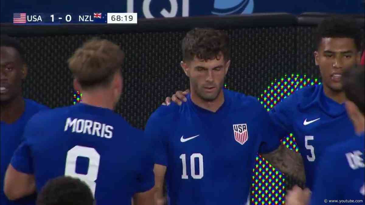 Gol de Christan Pulisic | USMNT vs. Nueva Zelanda | 10 de Septiembre, 2024