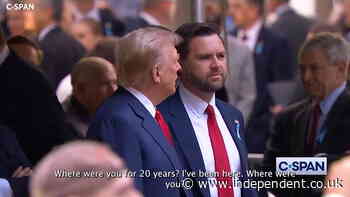 Listen: Hot mic catches Trump getting yelled at by 9/11 memorial attendee