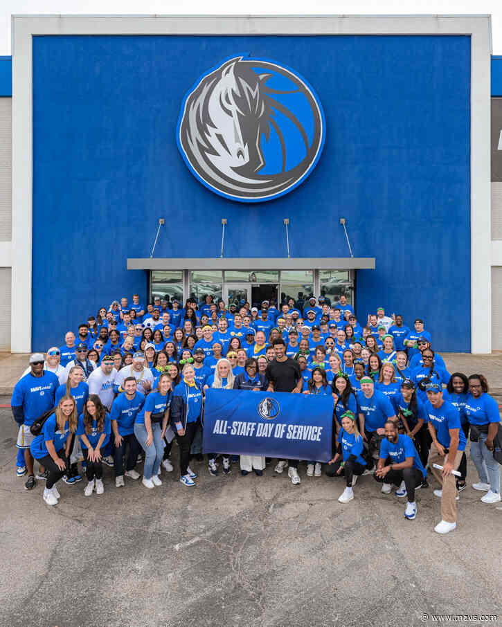 Dallas Mavericks Complete 300 Volunteer Hours on National Day of Service