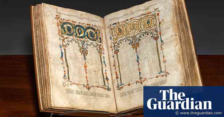 Rare and ornate 14th-century Bible sells at auction for £5.3m