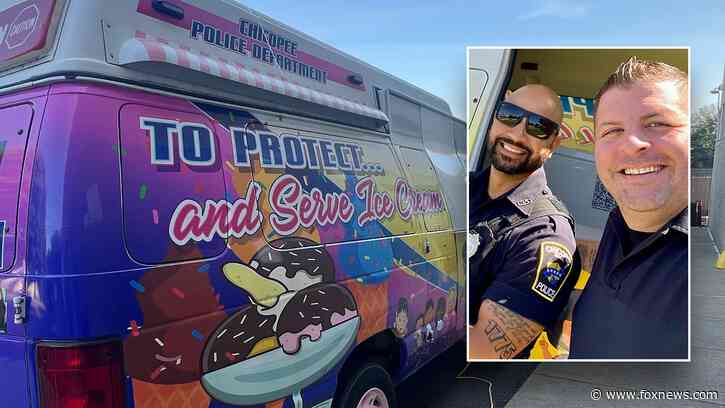 Police officers in Massachusetts are operating an ice cream truck. Here's why