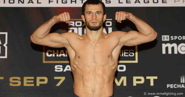 Bellator San Diego fight night weights: Usman Nurmagomedov, Alexander Shabliy both pack on nearly 20 pounds