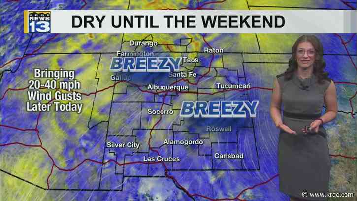 Dry start to the weekend before storms return