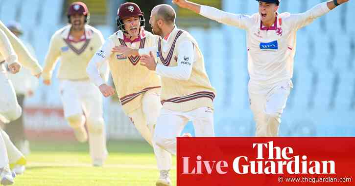 County cricket: Somerset pull off dramatic win over Surrey in thrilling finish – as it happened