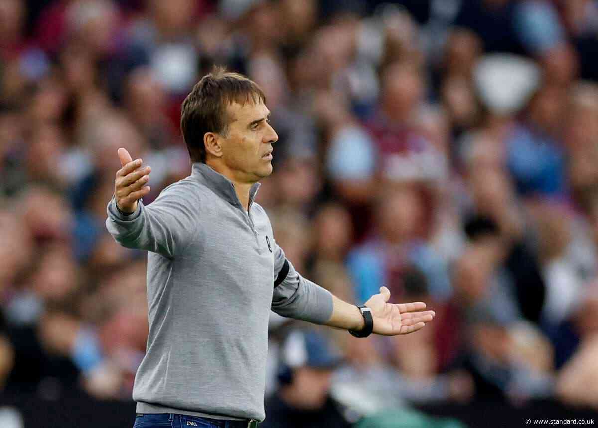 Julen Lopetegui hints at potential West Ham U-turn over free agent signing