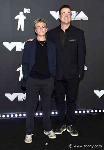 Carson Daly brings son Jackson, 15, to VMAs: 'We're having a blast'