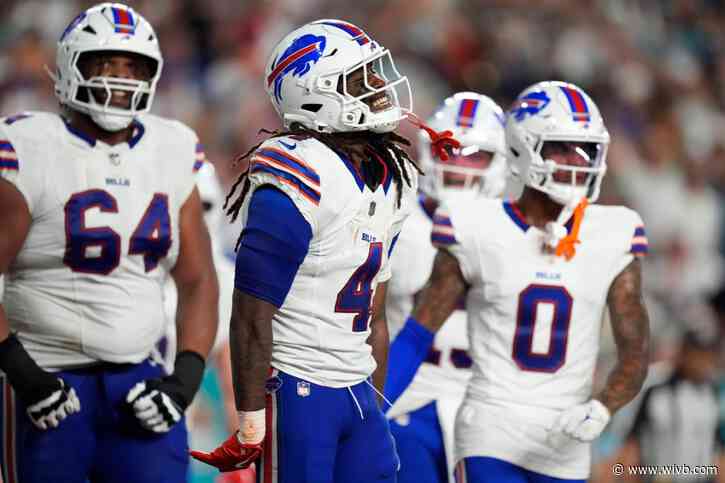 Cook scores 3 TDs to help Bills rout Dolphins 31-10