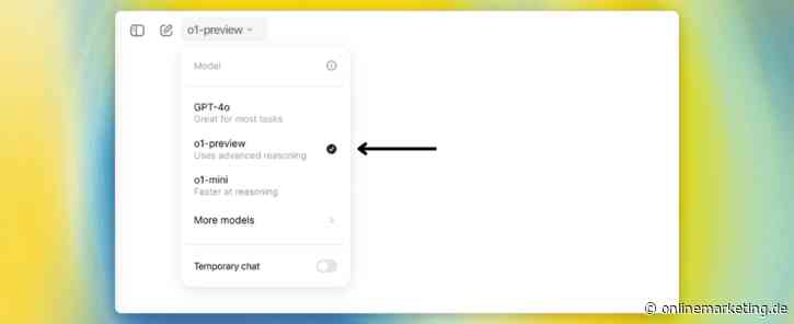 OpenAIs neues Supermodell mit logischer Denkfähigkeit: Aus Strawberry wird o1