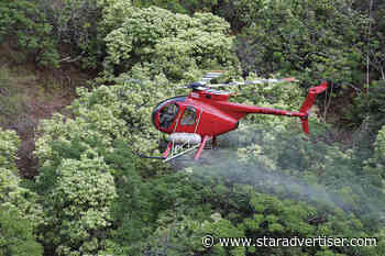 Aerial attack targets avian malaria-spreading mosquitoes on Kauai