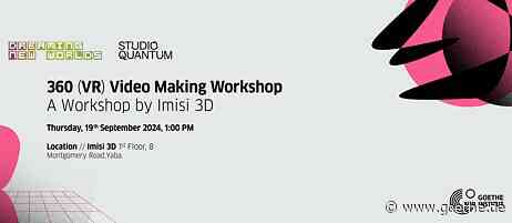 Workshop : 19.09.2024, 360 (VR) Video Making Workshop