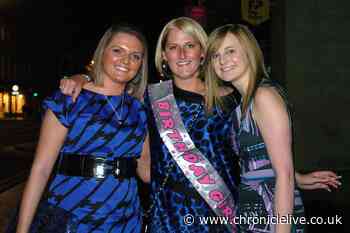 A Bigg Night Out in 2009 as pals enjoy celebrations in Newcastle