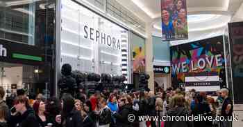 Sephora fans queue more than 28 hours for new Newcastle store opening with similar scenes at Metrocentre