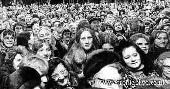 It was 1975 and a large crowd had gathered in Newcastle city centre's Grainger Street