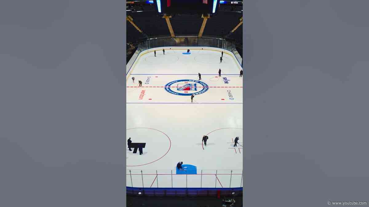 It’s all coming together #nyr #timelapse #nhl #hockey