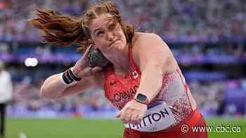 Sarah Mitton wins her 1st Diamond League Trophy weeks after fouling out of Olympic shot put final