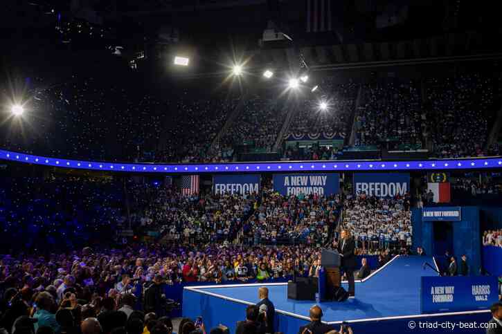 GALLERY: Shots from inside and outside the Kamala Harris campaign rally in Greensboro on Sept. 12