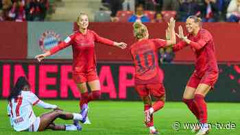 München feiert Doppelpackerinnen: FC Bayern liegt blitzschnell hinten und gewinnt haushoch