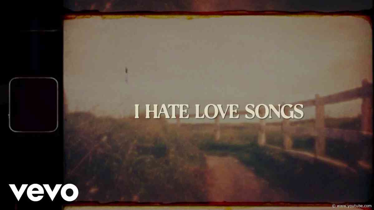 Miranda Lambert - I Hate Love Songs (Official Lyric Video)