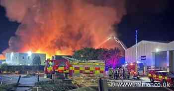 Basildon fire: Huge blaze as explosions heard and people told to keep windows closed