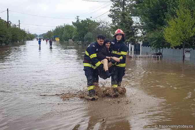 Five people found dead in eastern Romania as rainstorms leave scores stranded