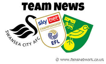 Team News : Swansea City v Norwich City plus injury updates