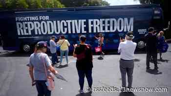 Harris-Walz 'Reproductive Freedom Bus Tour' makes stop in Virginia Beach