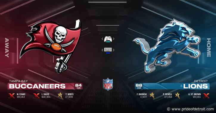 WATCH LIVE: Lions vs. Buccaneers preview, Madden 25 simulation