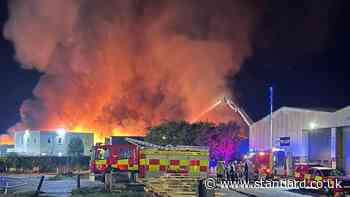 Basildon fire: Residents hear huge explosions after massive inferno breaks out at Essex recycling centre