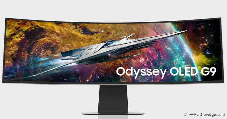 Samsung’s massive OLED monitor is on sale with a free 24-inch display thrown in