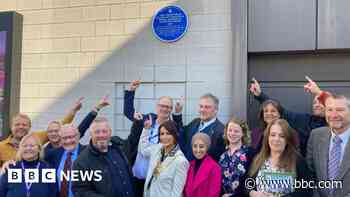 Plaque for site where first football rules agreed