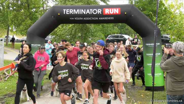 Run to promote awareness of youth addiction draws hundreds to Confederation Park