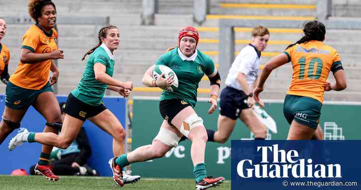 Aoife Wafer scores twice in Ireland’s dominant six-try win over Wallaroos