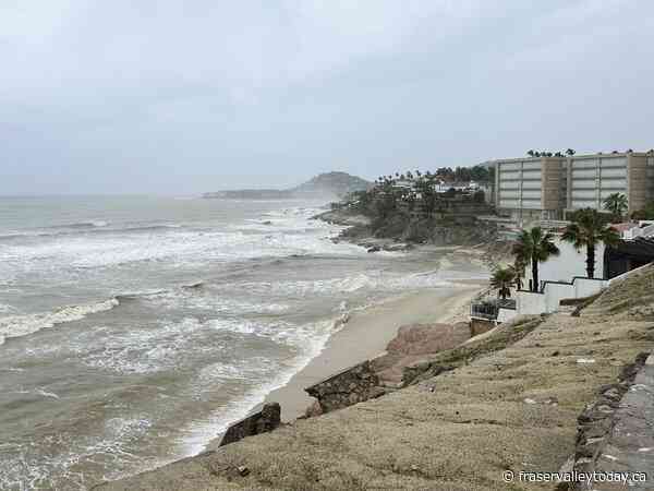 Tropical Storm Ileana makes landfall near the coastal Mexican city of Topolobampo