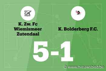 Ondanks achterstand bij rust wint Wiemismeer van Bolderberg