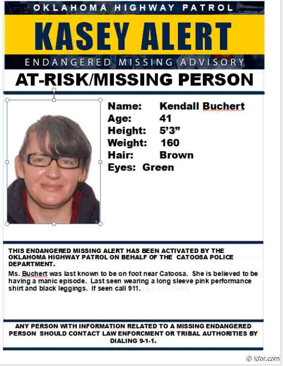 Kasey Alert issued for 41-year-old Catoosa woman