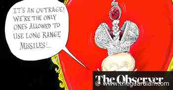 Chris Riddell on Vladimir Putin telling the west not to let Ukraine fire long-range missiles into Russia – cartoon