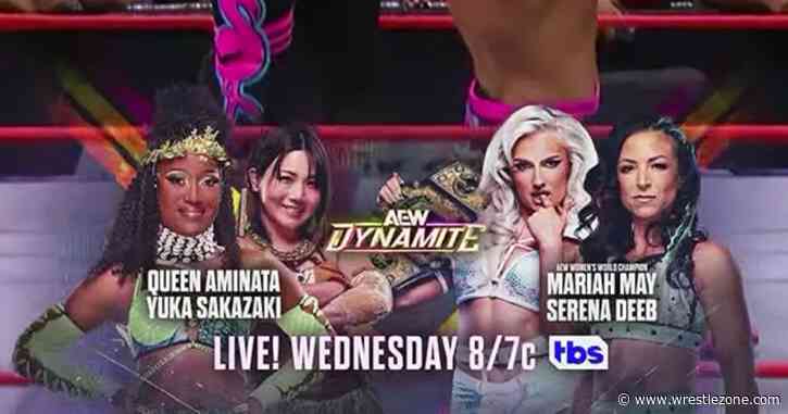 Women’s Tag Team Match Set For 9/18 AEW Dynamite, Updated Card