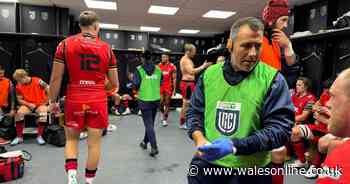 One night in Cardiff. Welsh rugby team let me into their inner sanctum on matchday