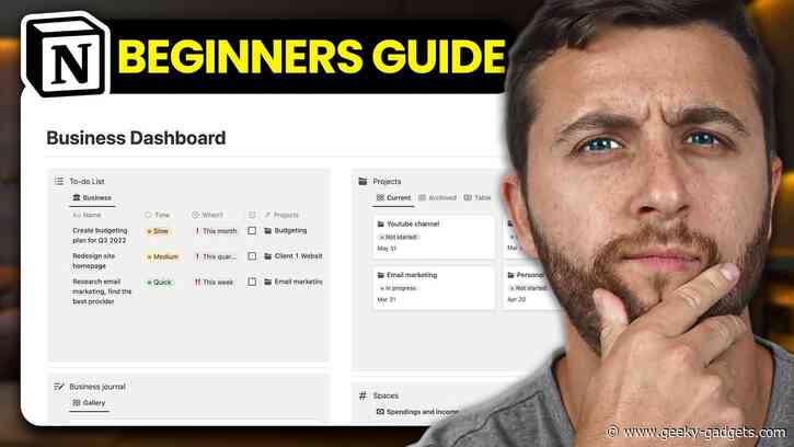 The Beginners Guide to Notion: How to Get Started